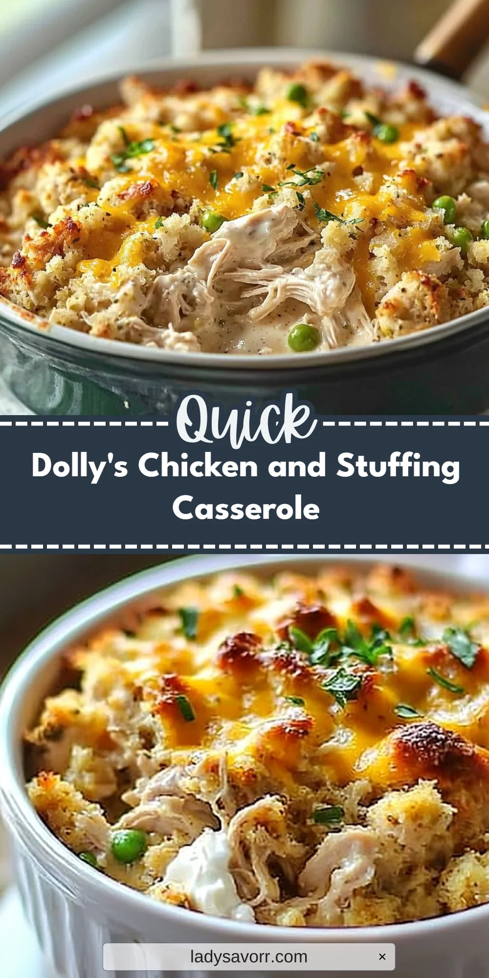 Dolly's Chicken and Stuffing Casserole