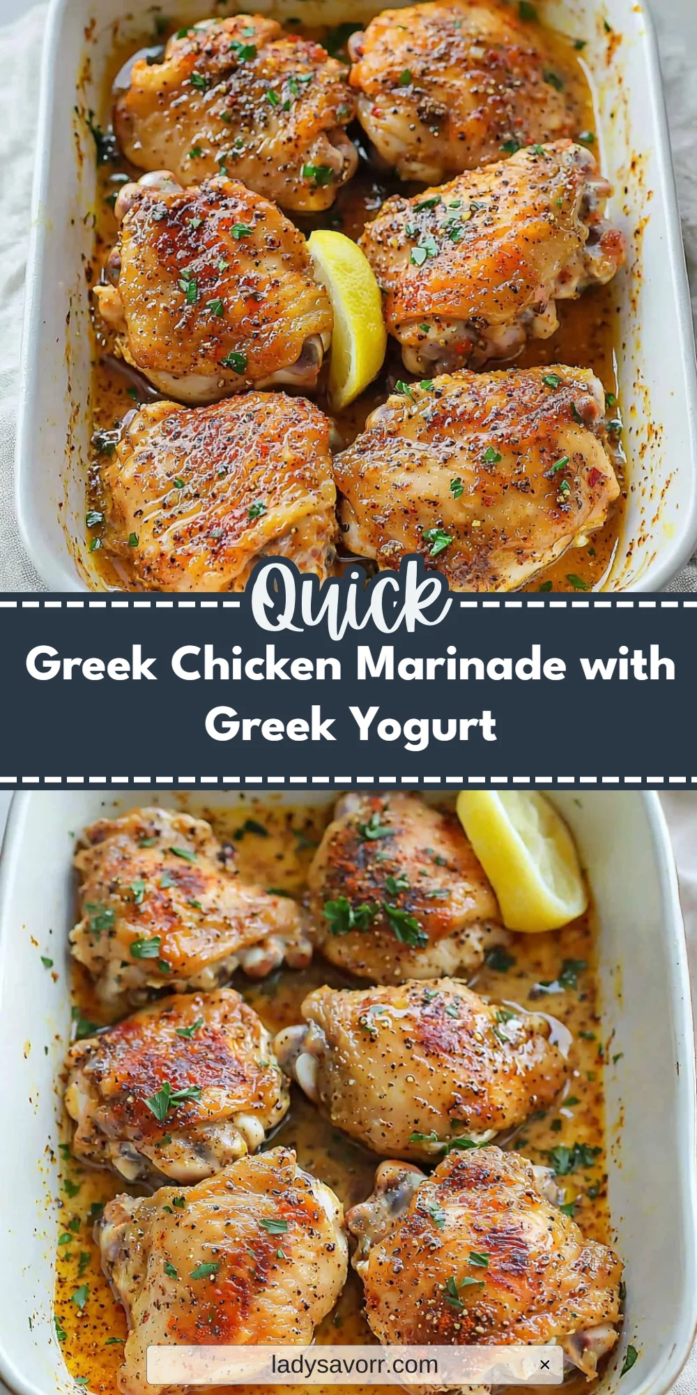 Greek Chicken Marinade with Greek Yogurt