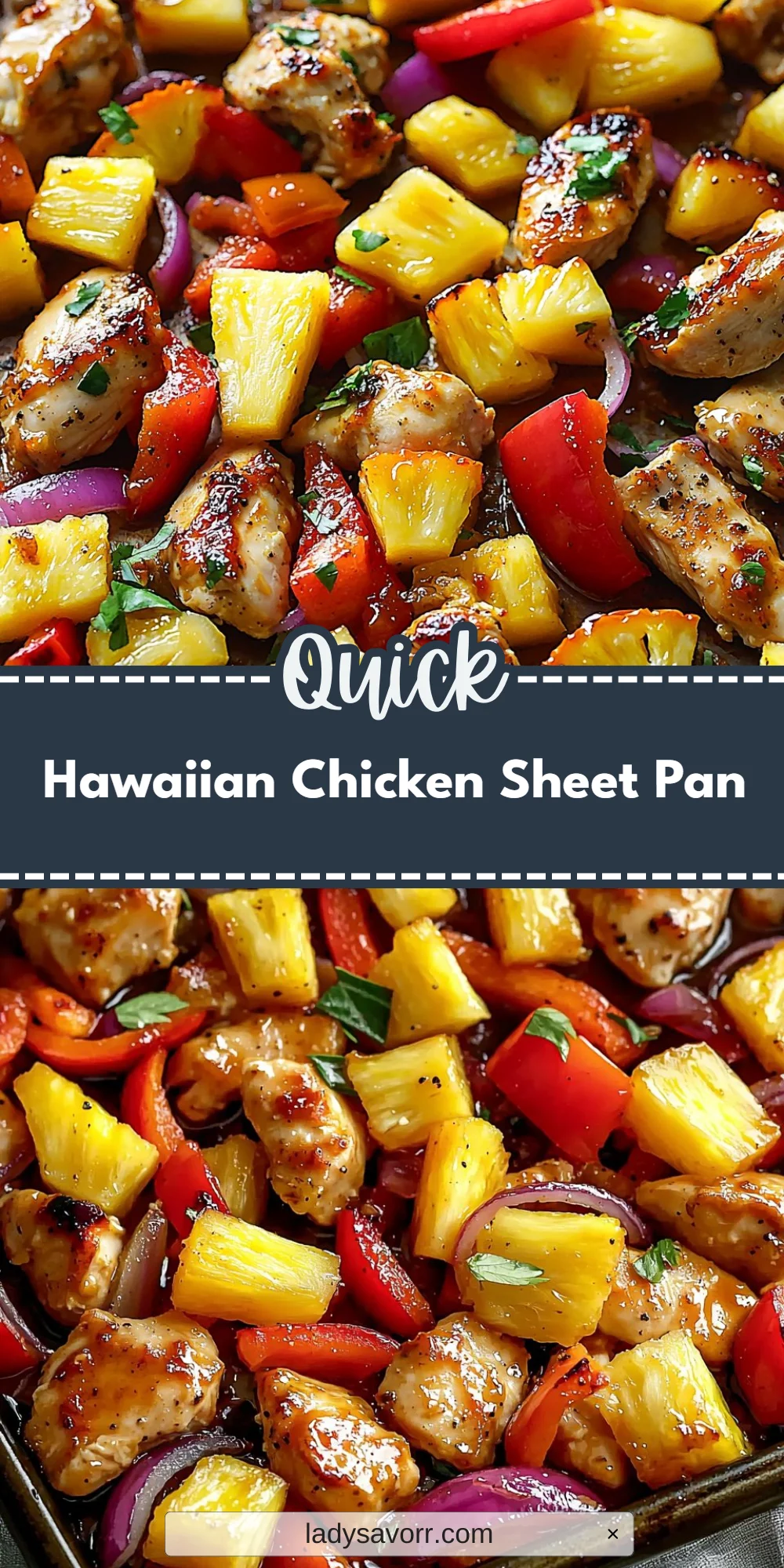Hawaiian Chicken Sheet Pan
