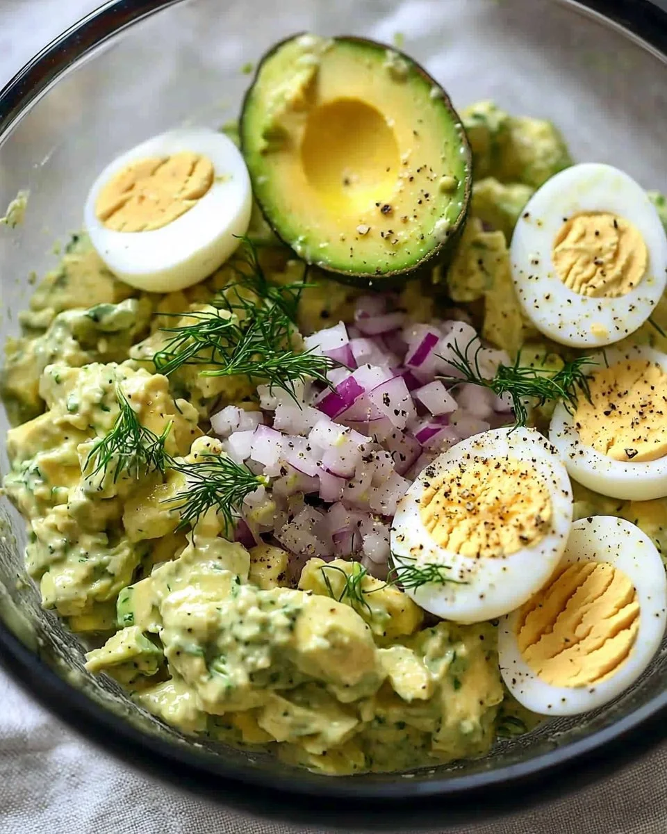 Herby Avocado Egg Salad (10-minute lunch!)