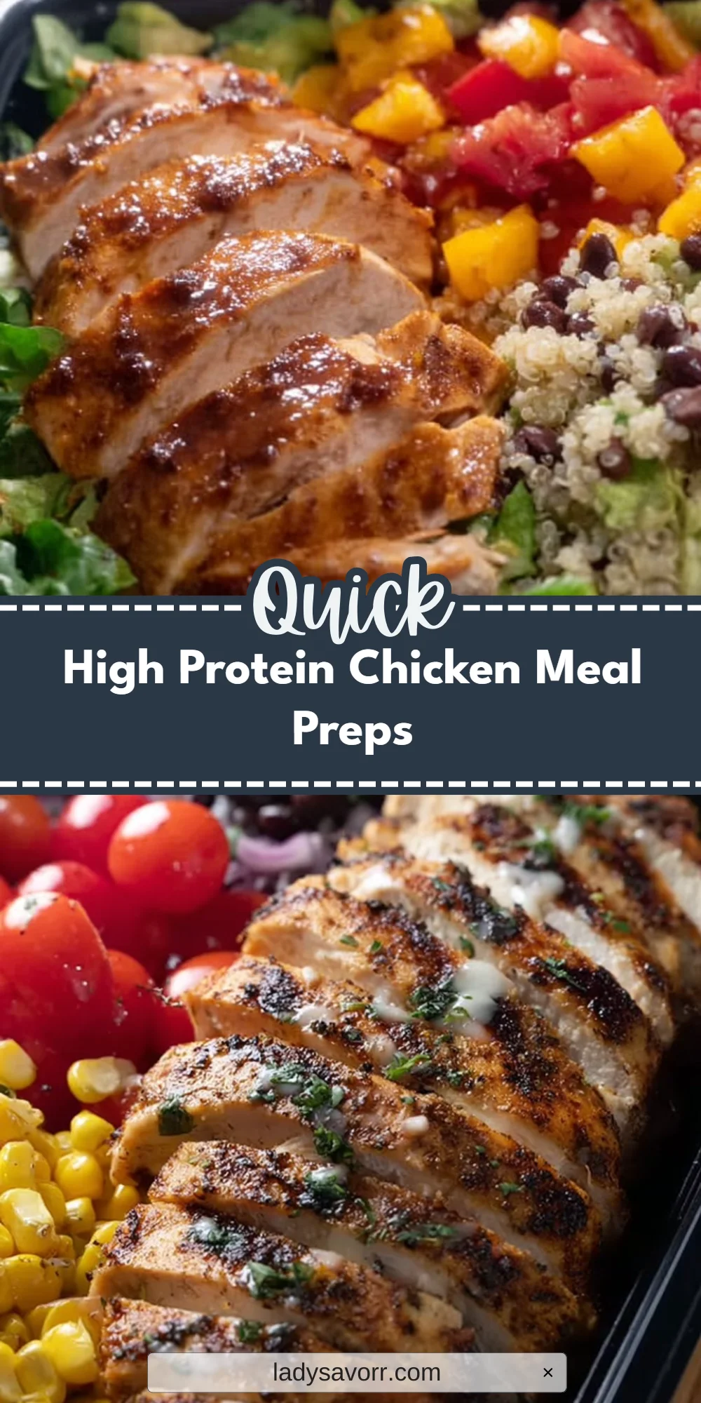 High Protein Chicken Meal Preps