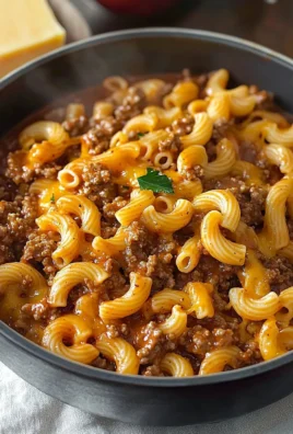 Delicious homemade hamburger helper dish served in a bowl