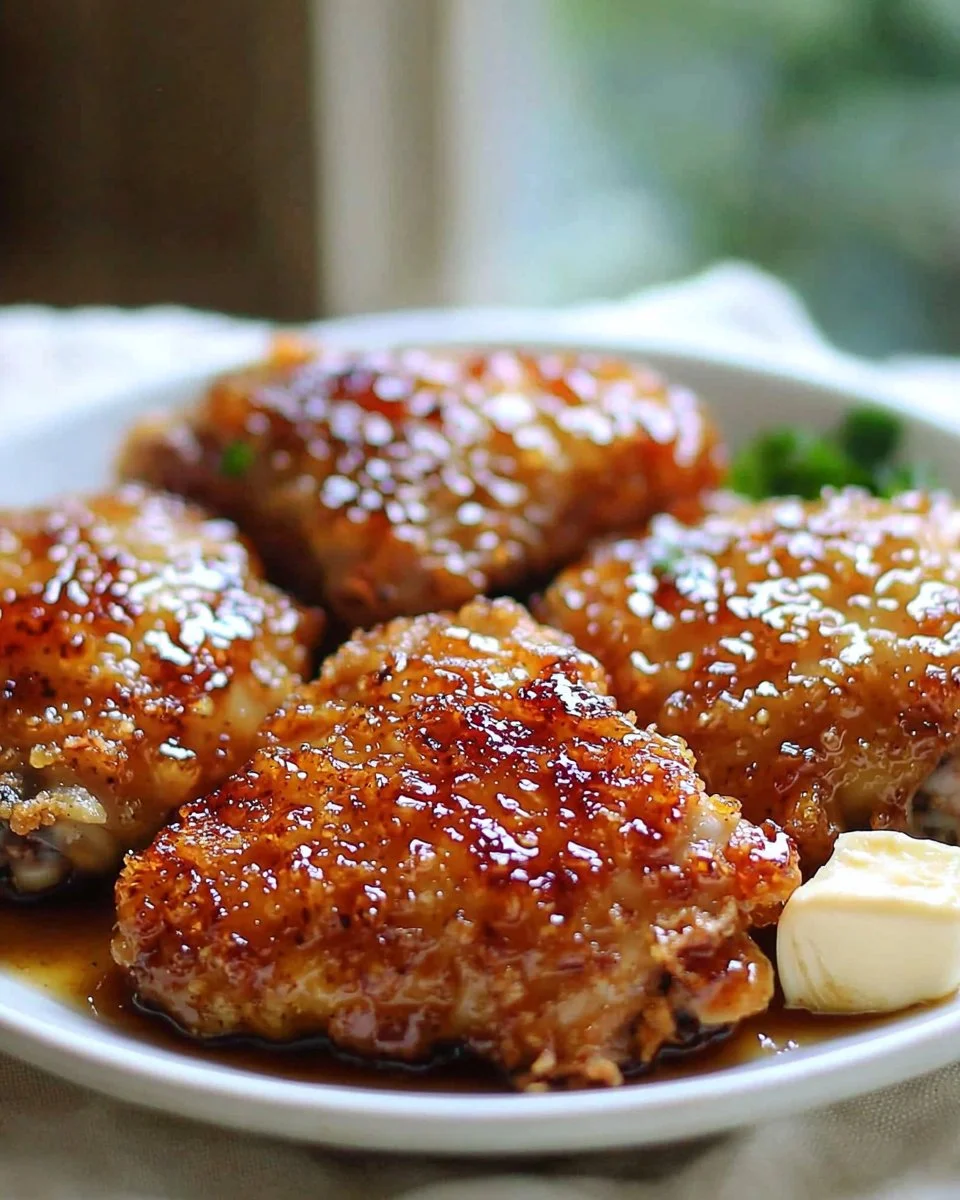 Honey Garlic Crispy Chicken