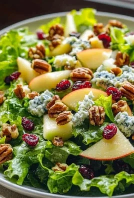 Delicious Cape Cod Salad featuring crisp greens, fruits, and toasted nuts.