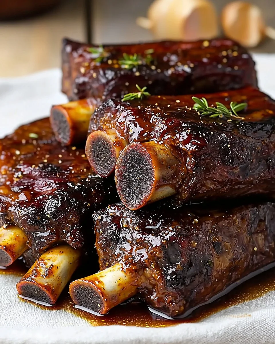 Irresistible Balsamic Bourbon Short Ribs
