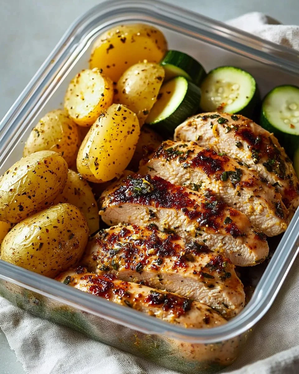 Lemon Garlic Chicken Meal Prep