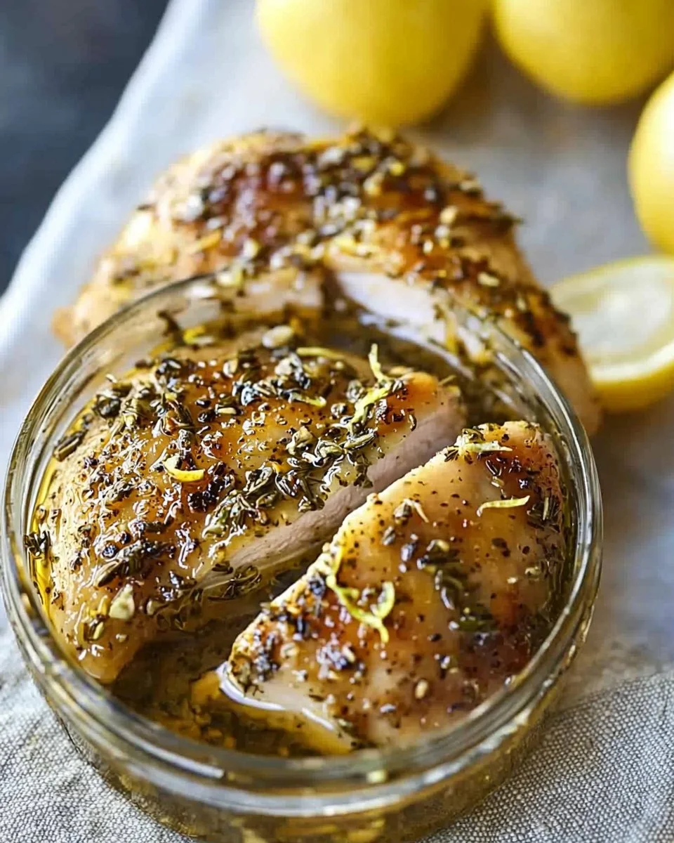 Lemon & Garlic Greek Marinated Chicken