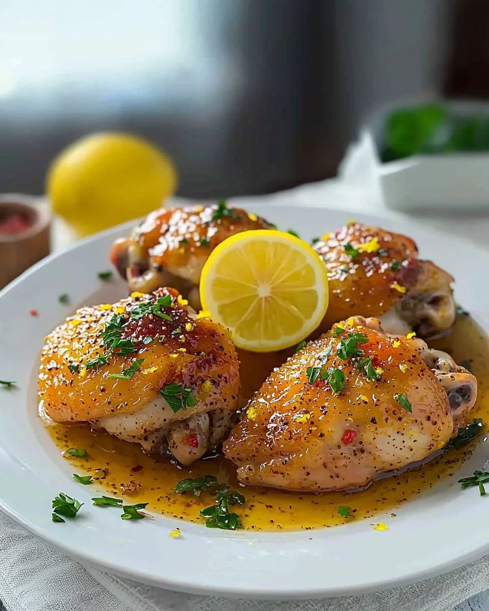 Lemon Pepper Chicken Thighs
