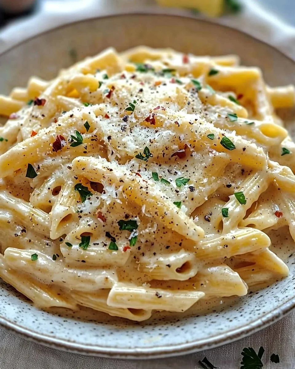 One Pot Creamy Garlic Pasta