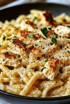Creamy One Pot Garlic Parmesan Chicken Pasta served in a bowl.