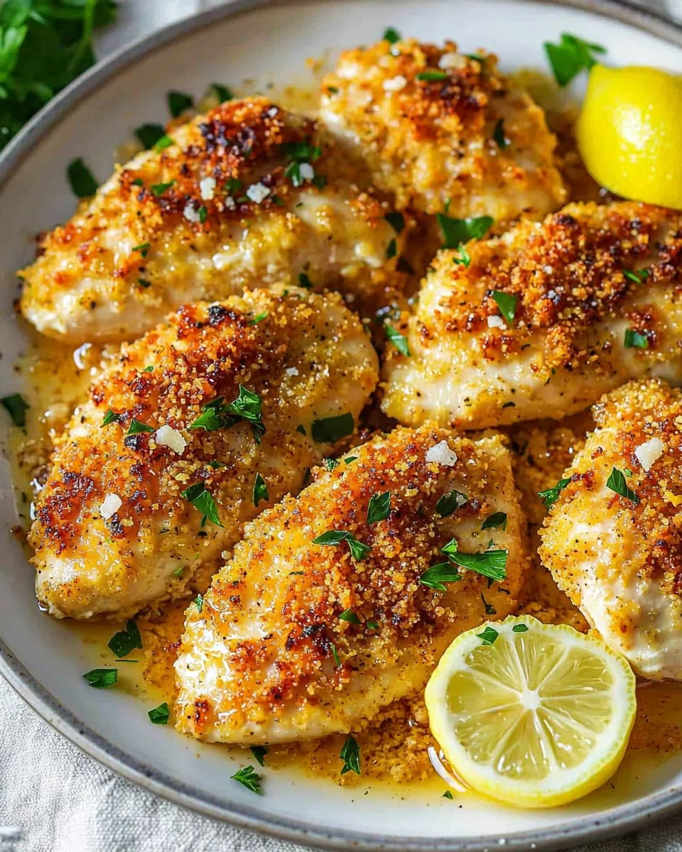Parmesan-Crusted Lemon Chicken