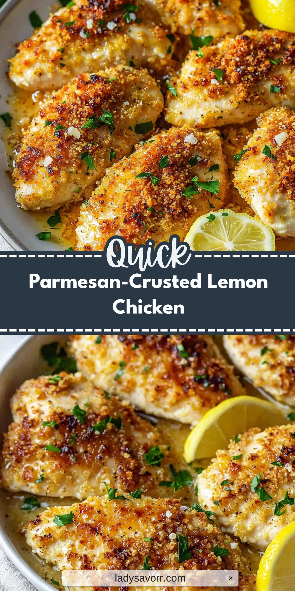 Parmesan-Crusted Lemon Chicken