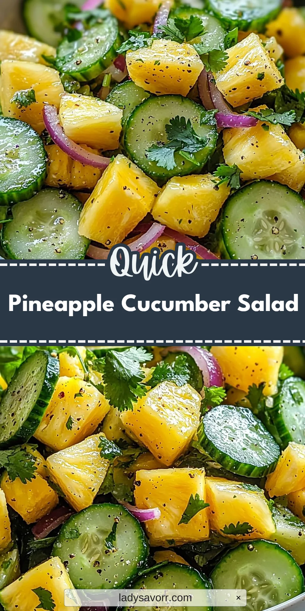 Pineapple Cucumber Salad