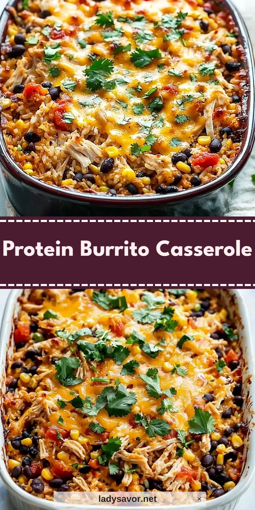 Protein Burrito Casserole