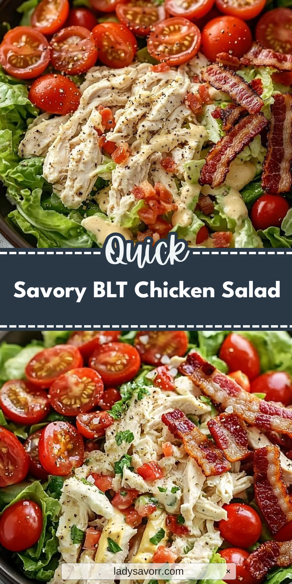 Savory BLT Chicken Salad