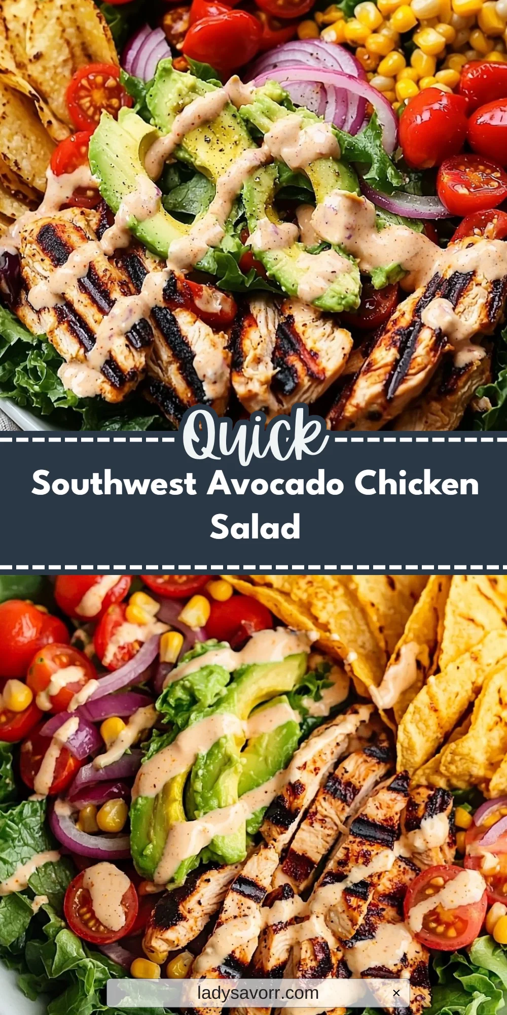 Southwest Avocado Chicken Salad