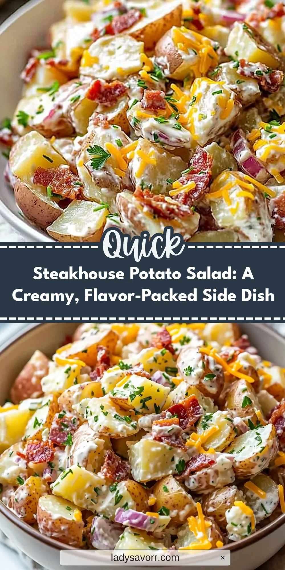 Steakhouse Potato Salad: A Creamy, Flavor-Packed Side Dish