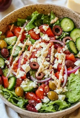 The Scala Chopped Salad with fresh vegetables and dressing