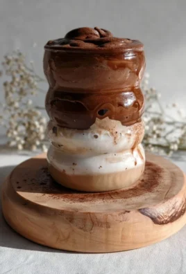 Delicious whipped Nutella latte topped with chocolate and whipped cream