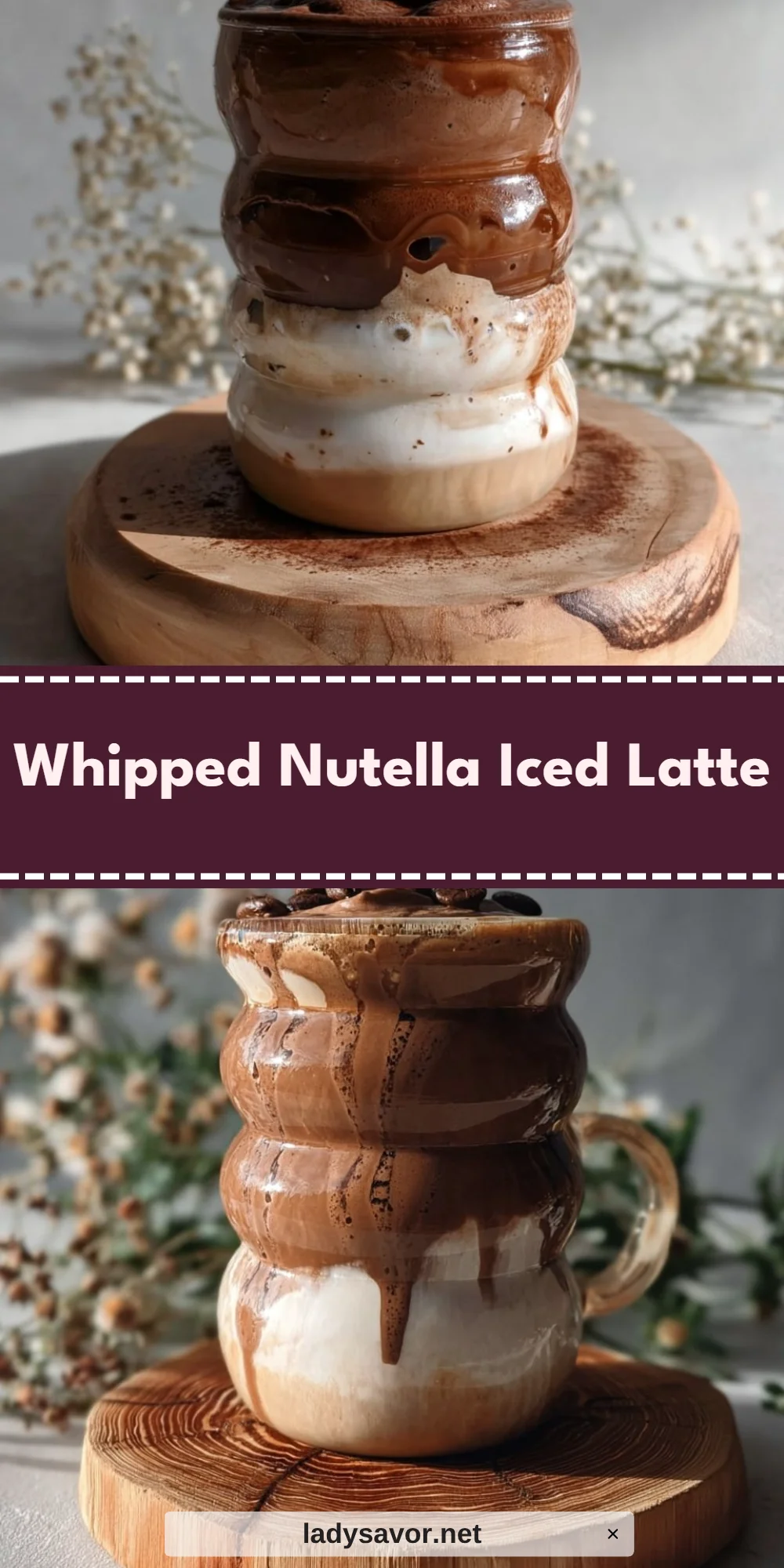 Whipped Nutella Iced Latte