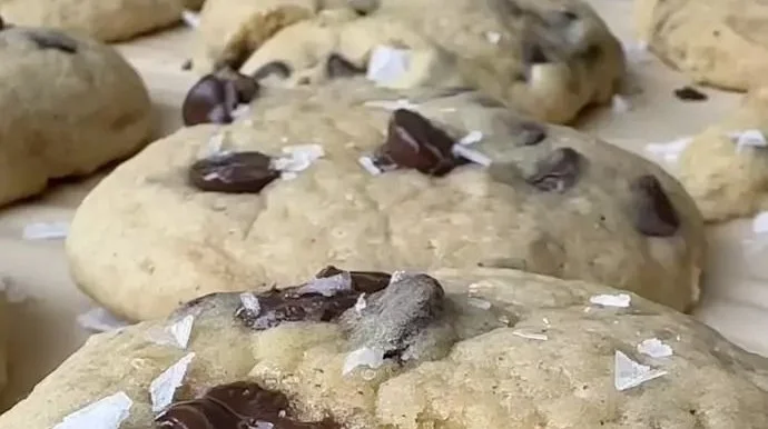 Delicious homemade banana bread cookies on a plate