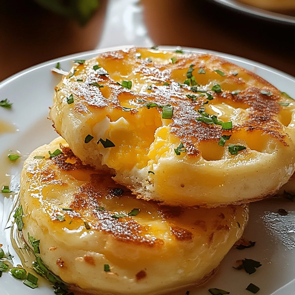 Breakfast Eggy Crumpets