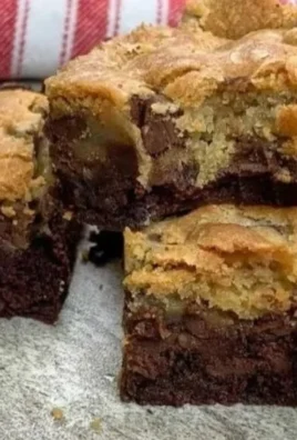 Delicious homemade brookies combining brownies and cookies in one treat