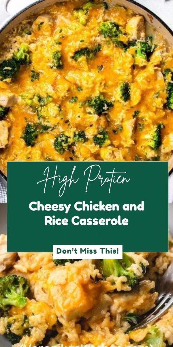Cheesy Chicken and Rice Casserole