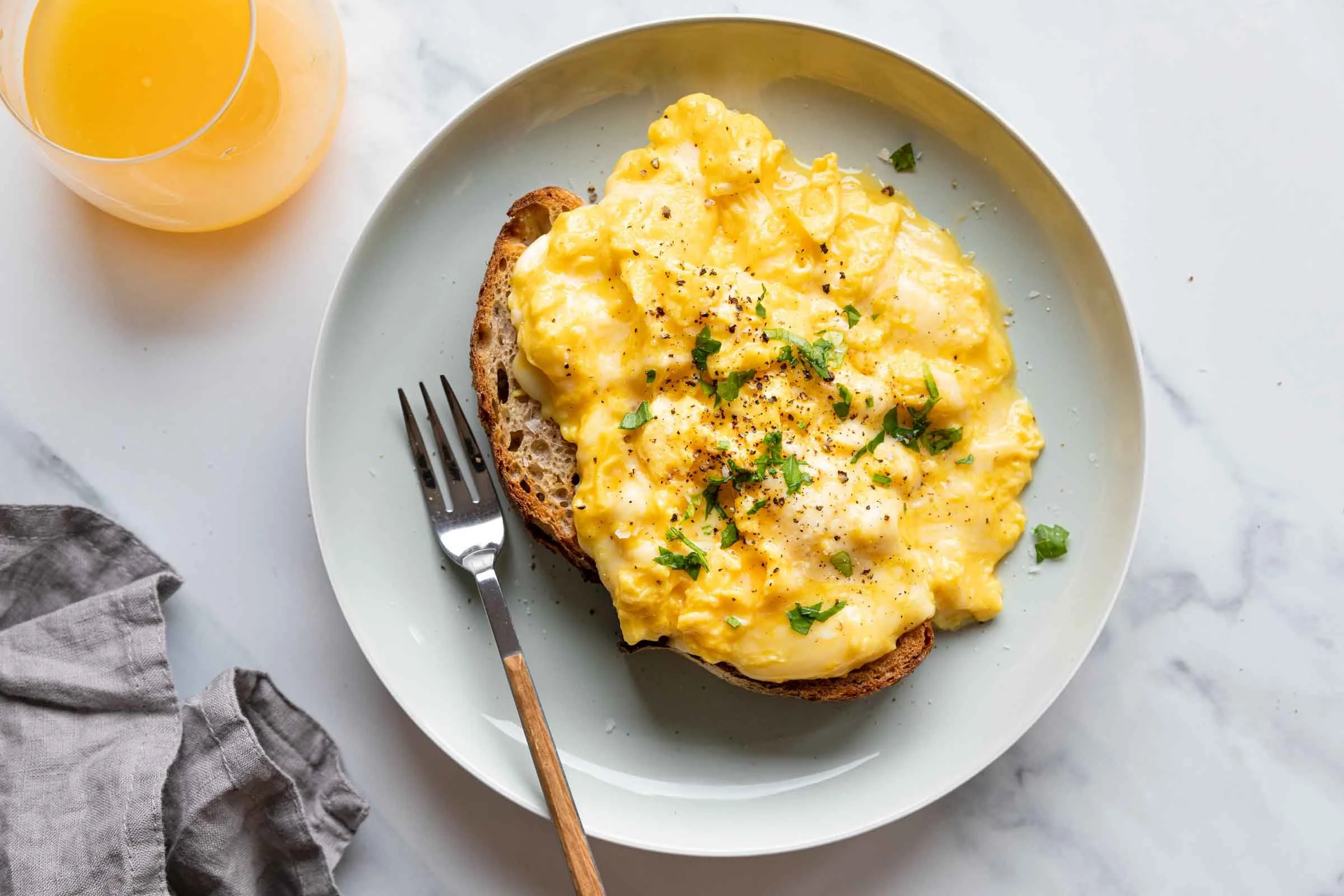 Cheesy Scrambled Eggs