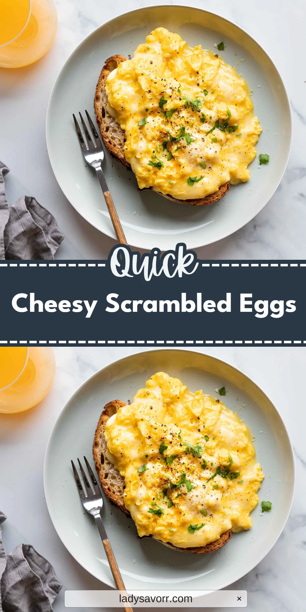 Cheesy Scrambled Eggs