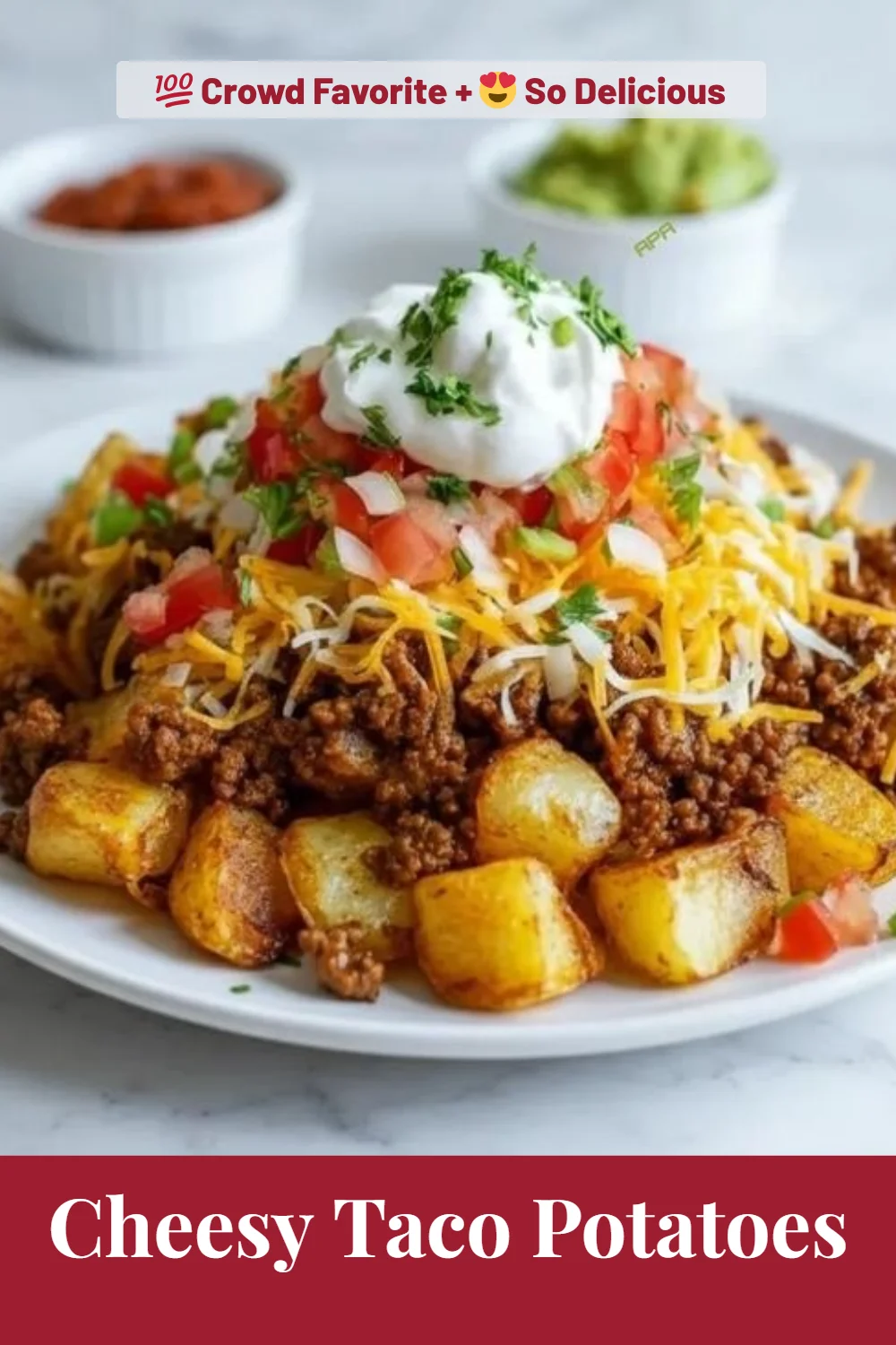 Cheesy Taco Potatoes