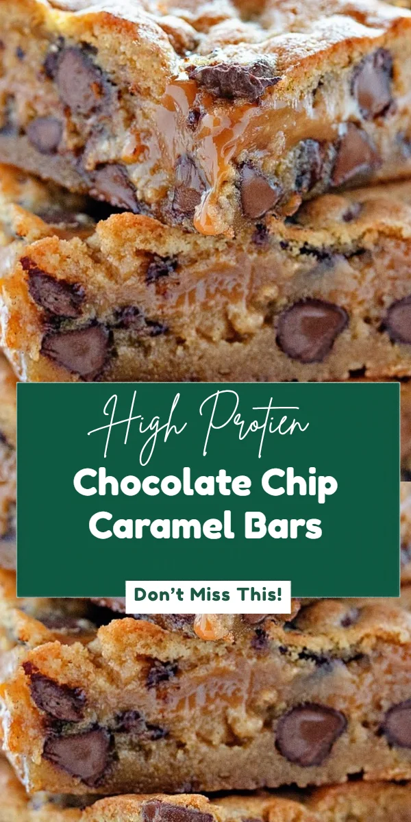 Chocolate Chip Caramel Bars