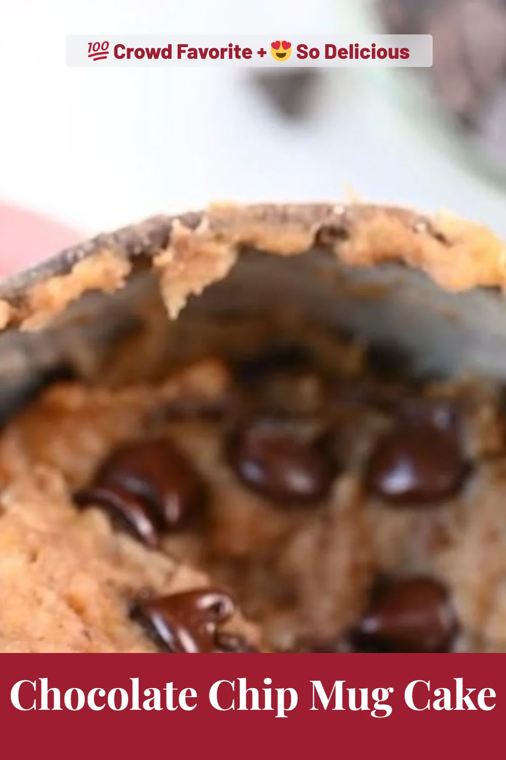 Chocolate Chip Mug Cake