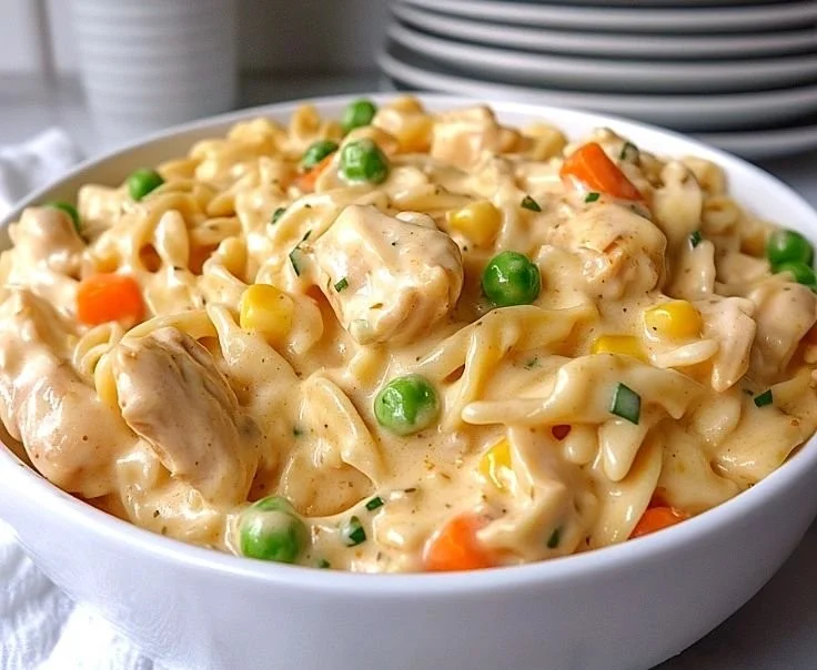 Classic Chicken Pot Pie Pasta