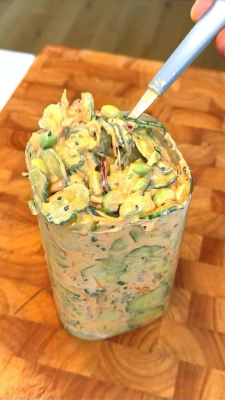 Creamy Asian Cucumber Salad
