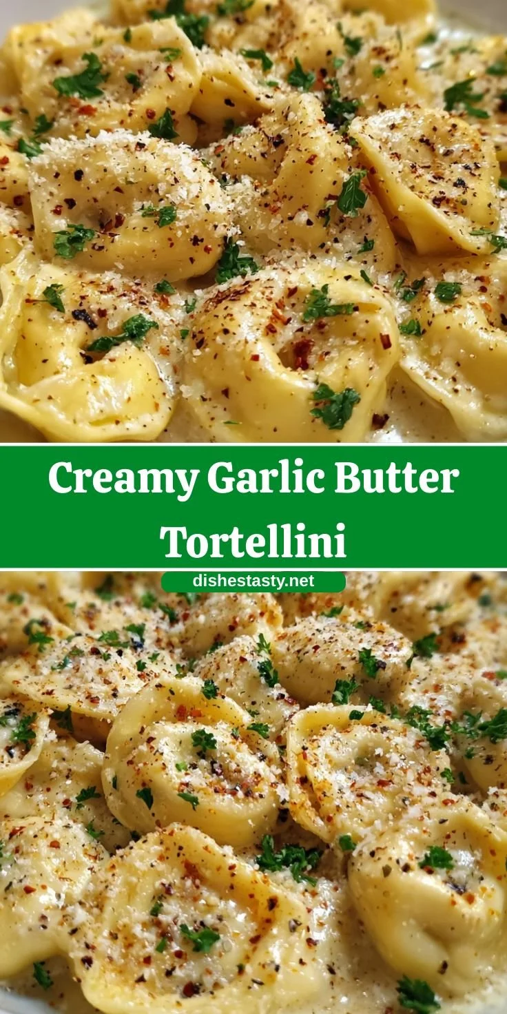 Creamy Garlic Butter Tortellini