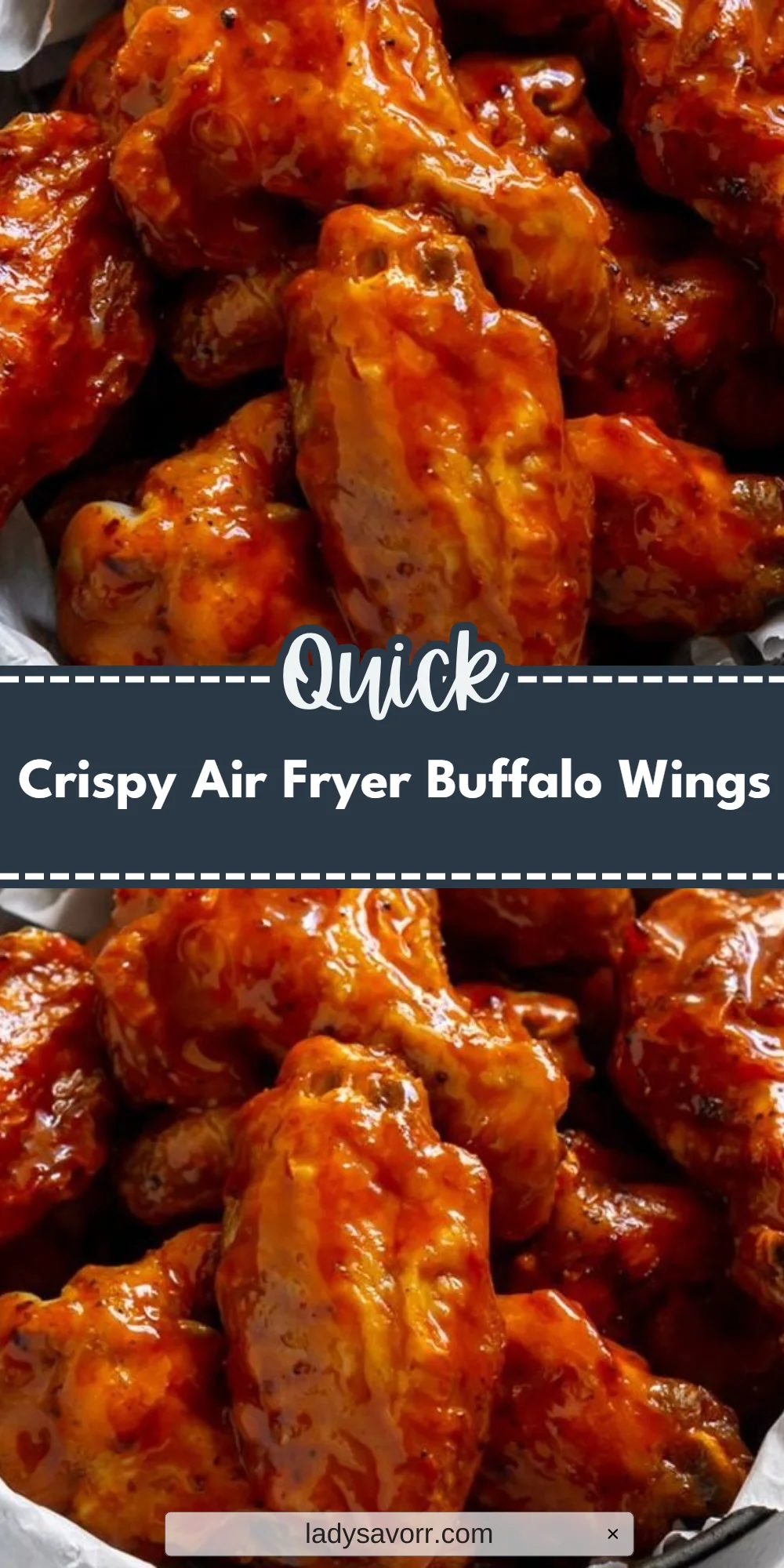 Crispy Air Fryer Buffalo Wings