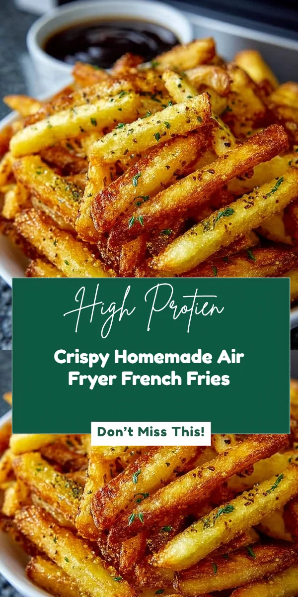 Crispy Homemade Air Fryer French Fries