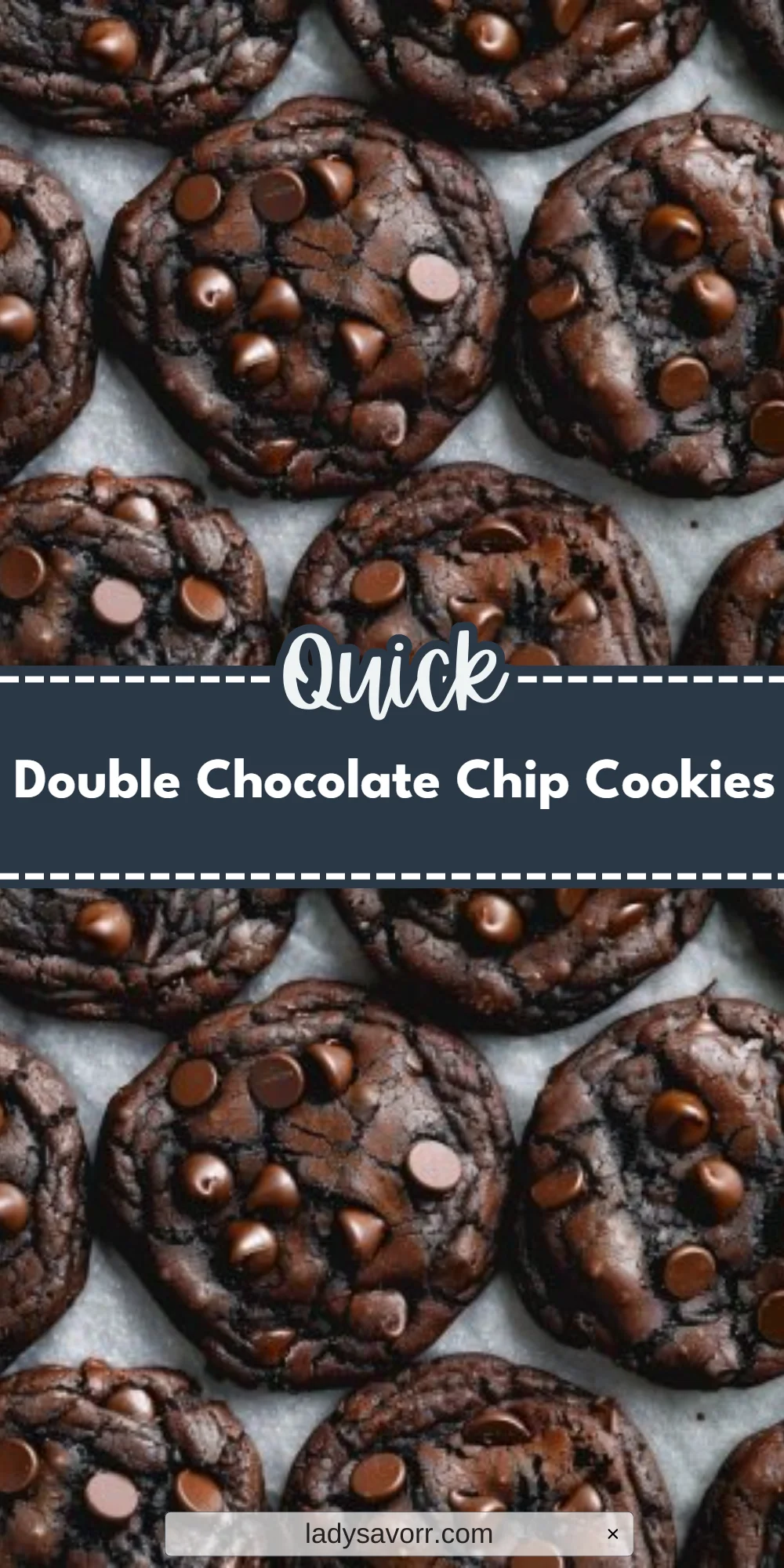 Double Chocolate Chip Cookies