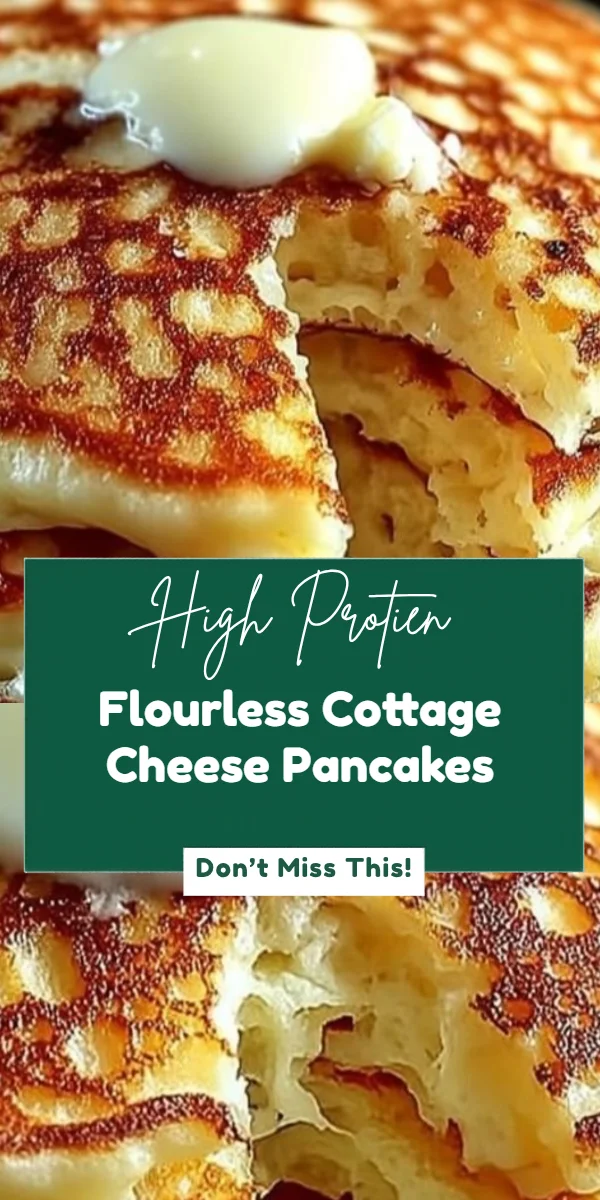 Flourless Cottage Cheese Pancakes