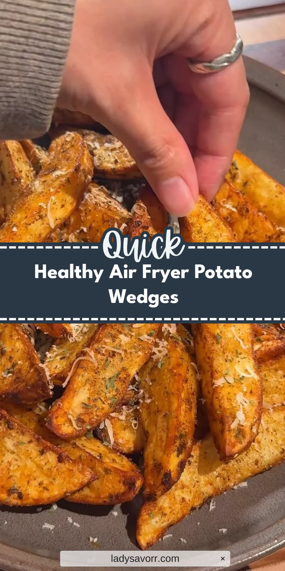 Healthy Air Fryer Potato Wedges