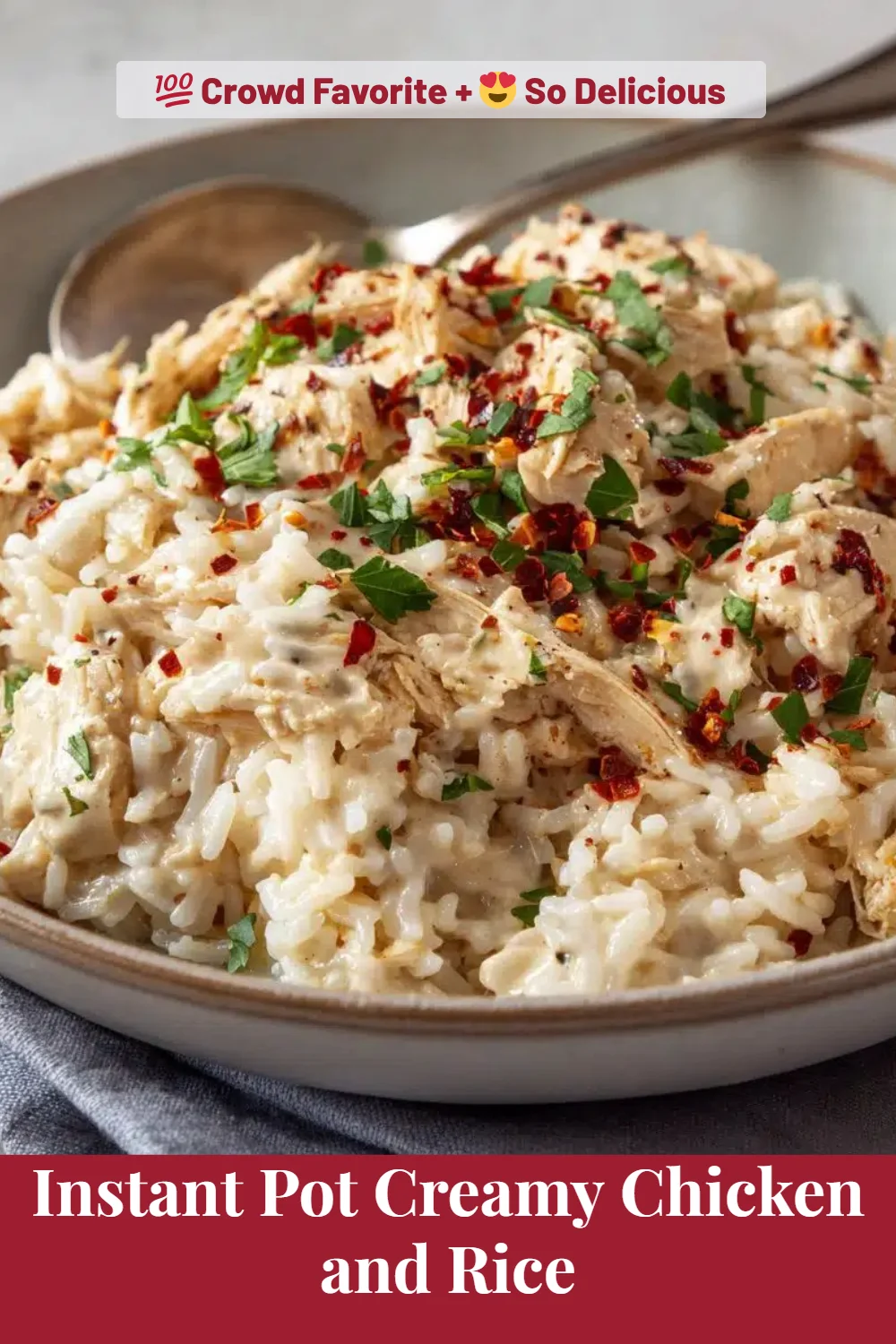 Instant Pot Creamy Chicken and Rice