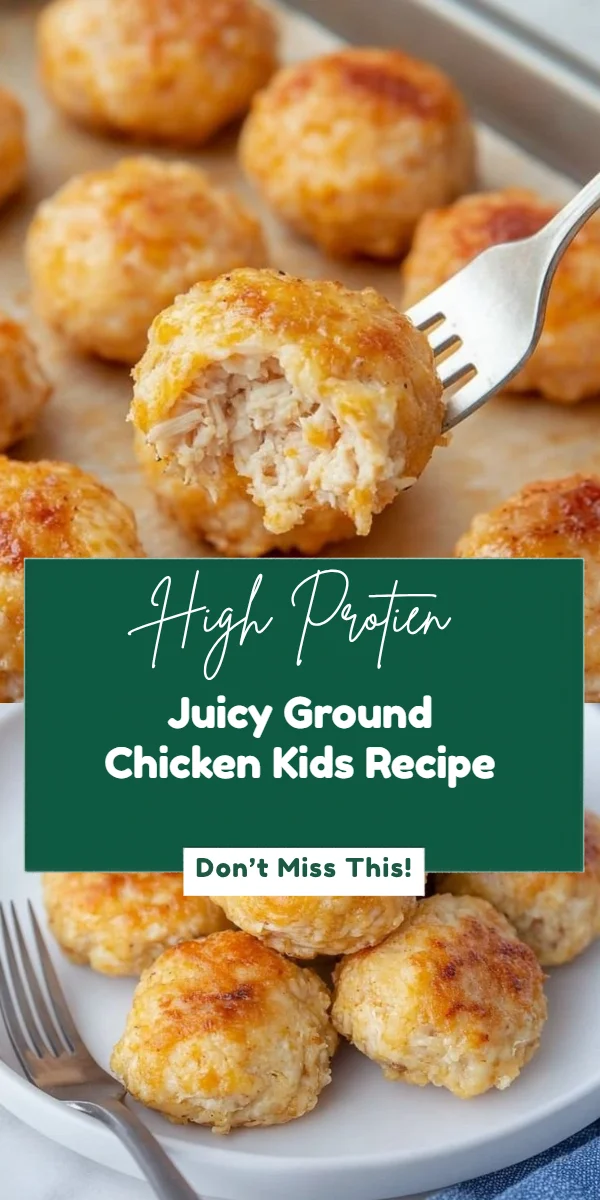 Juicy Ground Chicken Kids Recipe