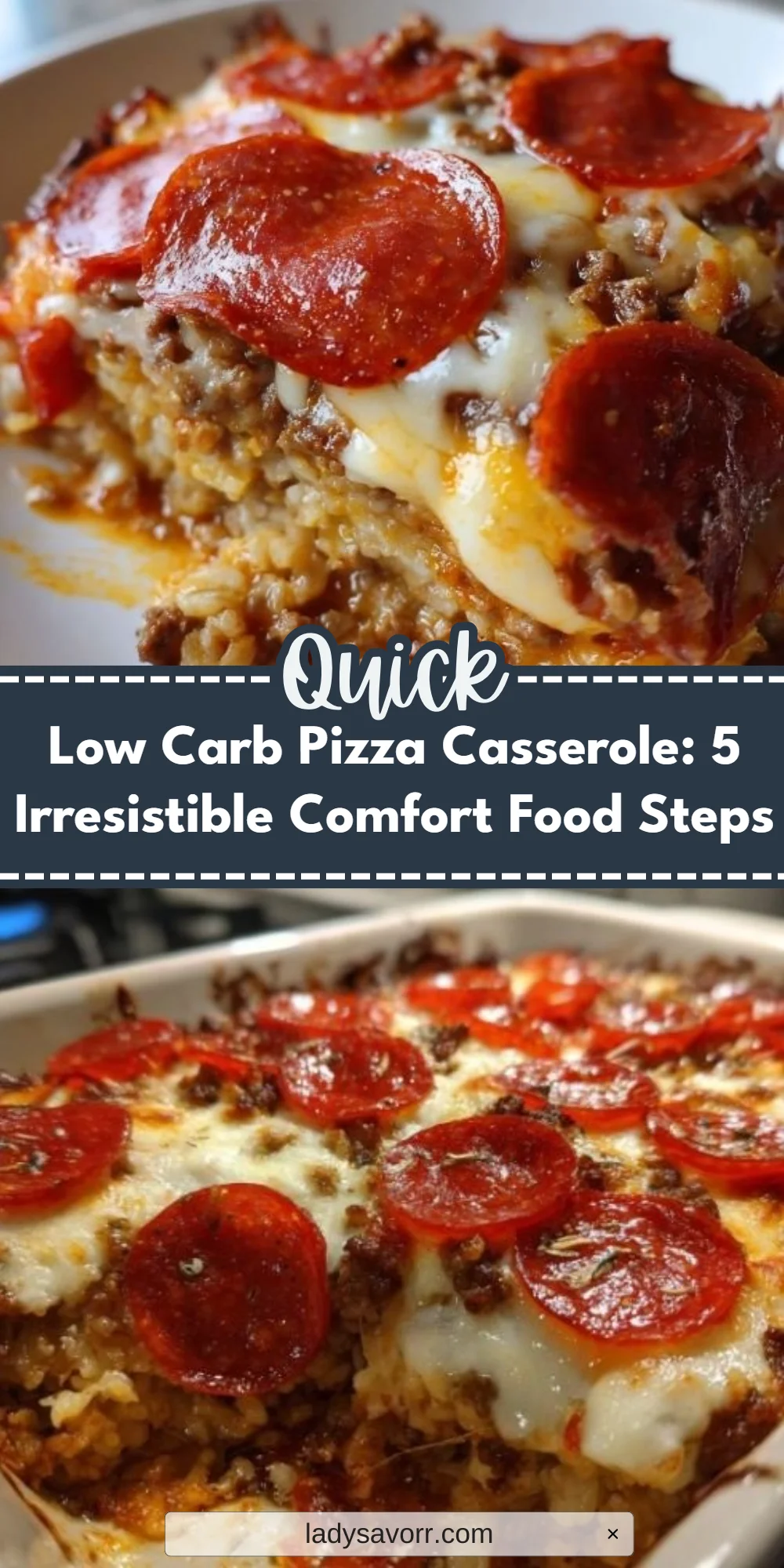 Low Carb Pizza Casserole: 5 Irresistible Comfort Food Steps