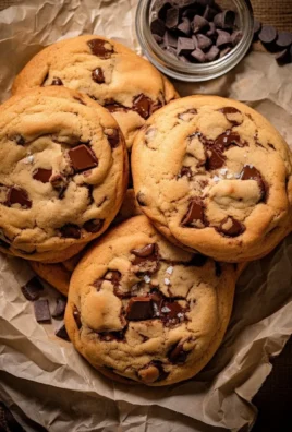 Delicious Nutella stuffed chocolate chip cookies, gooey and warm from the oven.