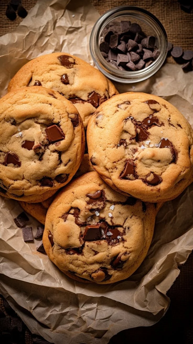 Nutella Stuffed Chocolate Chip Cookies