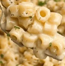 One-Pan Butter Parmesan Pasta served with fresh herbs