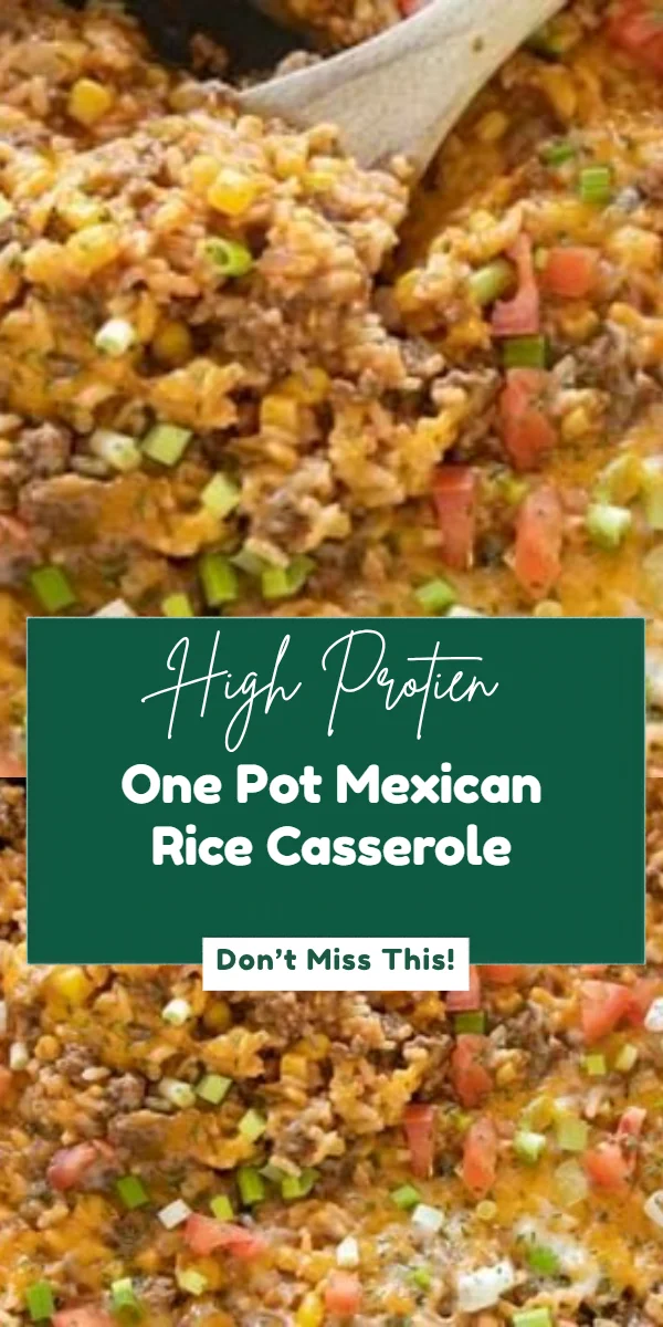 One Pot Mexican Rice Casserole