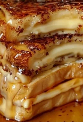 Delicious Overnight Crème Brûlée French Toast served with caramelized sugar topping
