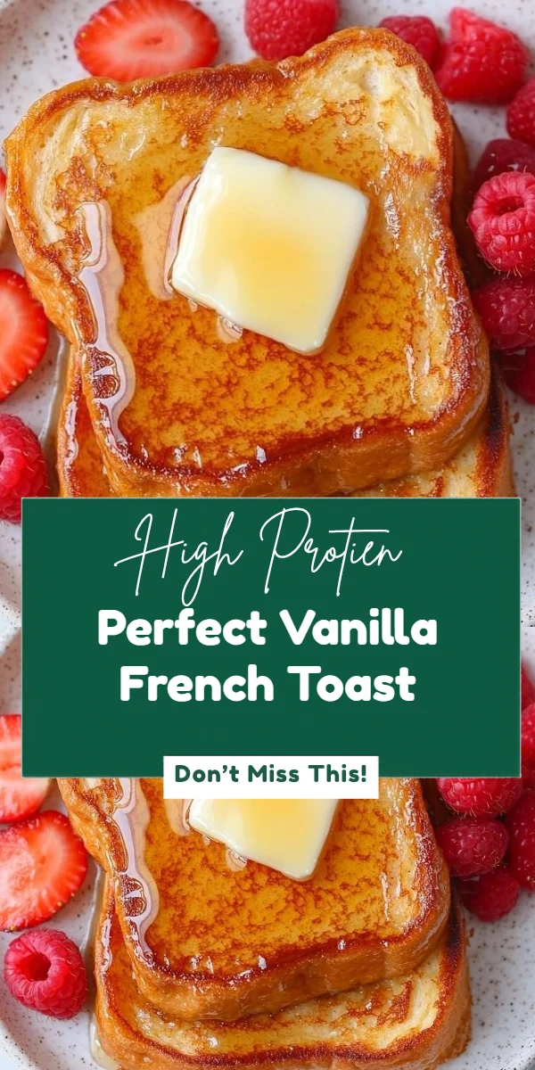 Perfect Vanilla French Toast
